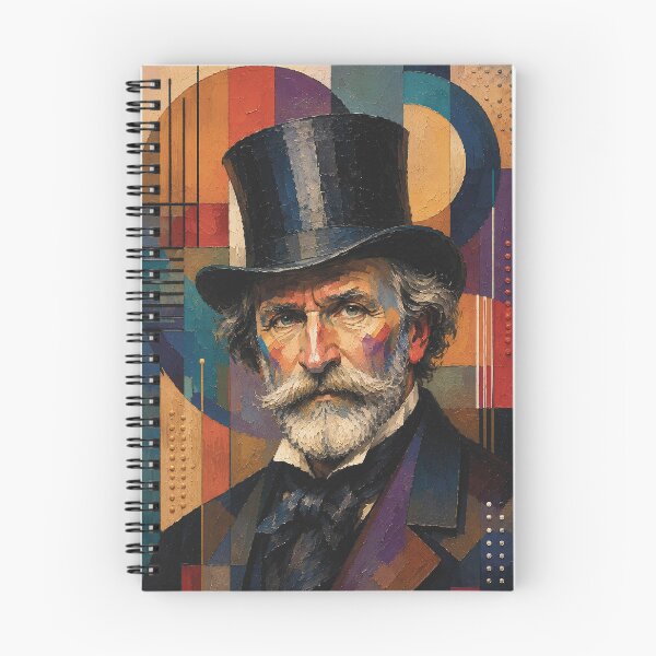 Item preview, Italian composer Giuseppe Verdi painting. designed and sold by GalleryKauffeld.