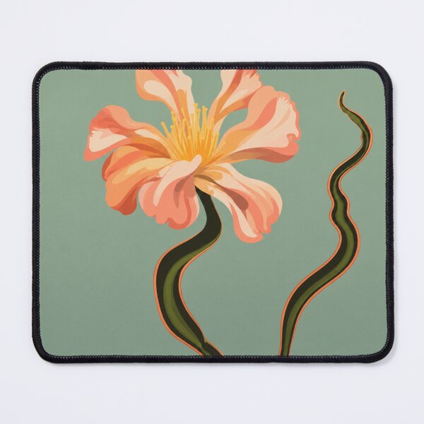 Item preview, Elegant Peach Wildflower Illustration designed and sold by minbadesign.