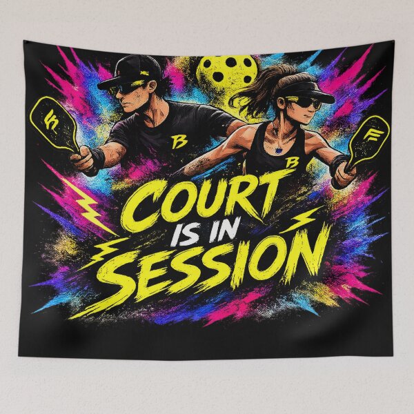 Item preview, Court in Session Pickleball Shirt – Funny Trash Talk Gift for Competitive Players designed and sold by Surrealtrends.