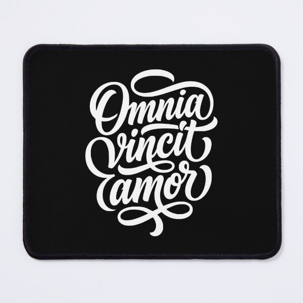 Item preview, Omnia Vincit Amor Latin Script Love Quote designed and sold by AntiqueImages.