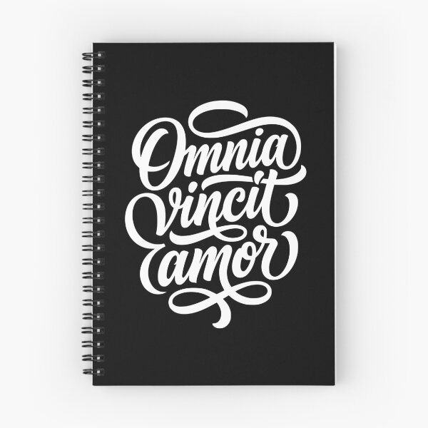 Item preview, Omnia Vincit Amor Latin Script Love Quote designed and sold by AntiqueImages.