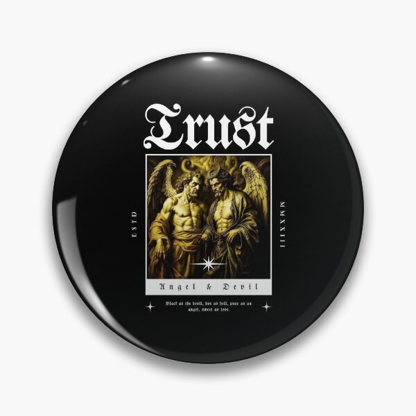 Item preview, Angel and Devil Gothic Renaissance Vintage Graphic Art designed and sold by MoodPrint25.