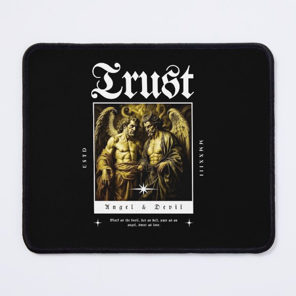 Item preview, Angel and Devil Gothic Renaissance Vintage Graphic Art designed and sold by MoodPrint25.
