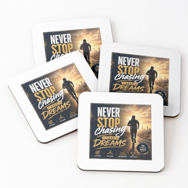 Item preview, Never Stop Chasing Your Dreams designed and sold by Suadela Branding.