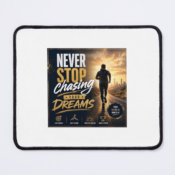 Item preview, Never Stop Chasing Your Dreams designed and sold by Suadela Branding.