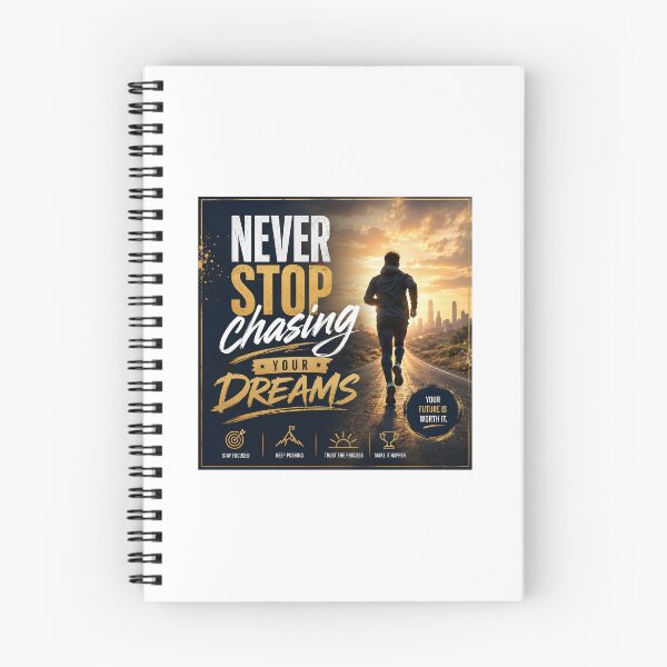Item preview, Never Stop Chasing Your Dreams designed and sold by Suadela Branding.