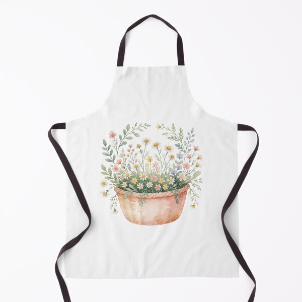 Item preview, Wildflower Basket Botanical Cottage Garden Illustration designed and sold by AillustriaAK.