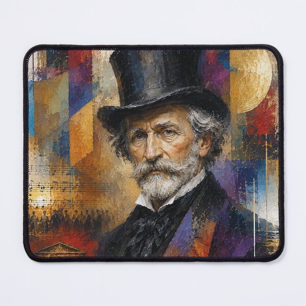 Item preview, Giuseppe Verdi Italian composer painting. designed and sold by GalleryKauffeld.