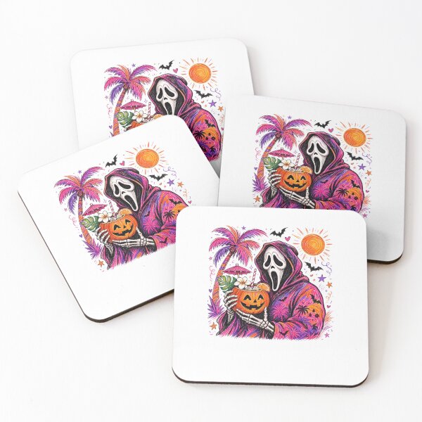 Item preview, Tropical Ghost Halloween Summer Vacation Spooky Pumpkin Beach Vibes designed and sold by ajifujpost.