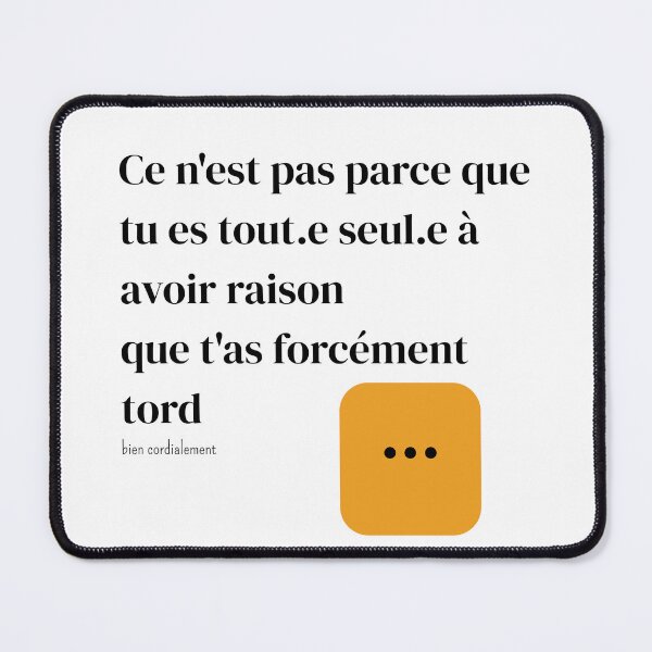 Item preview, I'm not necessarily wrong. designed and sold by bien cordialement .