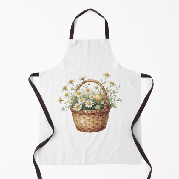 Item preview, Wildflower Basket Botanical Cottage Garden Illustration designed and sold by AillustriaAK.