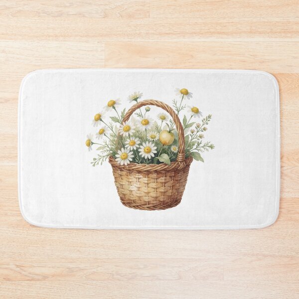 Item preview, Wildflower Basket Botanical Cottage Garden Illustration designed and sold by AillustriaAK.
