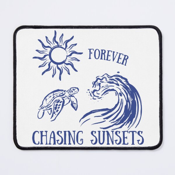 Item preview, Forever Chasing Sunsets Sea Turtle designed and sold by LAJdesigns.