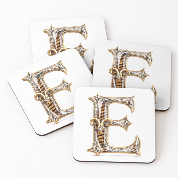 Item preview, Crystal Ramstripe Zodiac Letter E designed and sold by BlissBlvdShop.