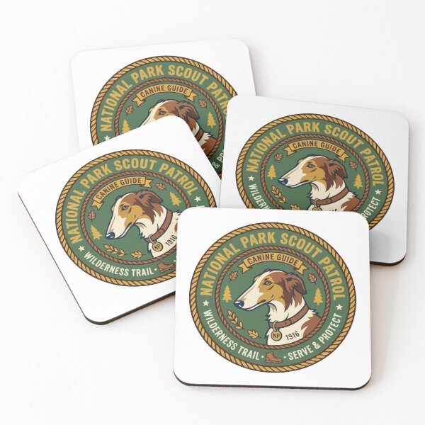 Item preview, Vintage Borzoi National Park Explorer Badge designed and sold by Arc2020.