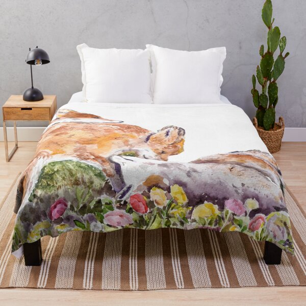 Item preview, 3 baby foxes playing watercolour arts no background designed and sold by ColorandColor.