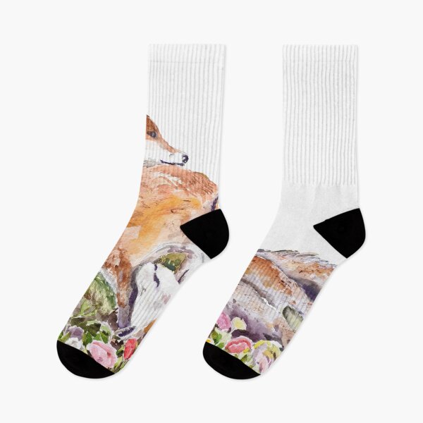 Item preview, 3 baby foxes playing watercolour arts no background  designed and sold by ColorandColor.