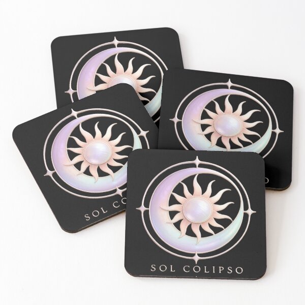 Item preview, Sol Colipso Pastel Emblem | Minimalist Pearlescent Gradient Design designed and sold by Jandedan.