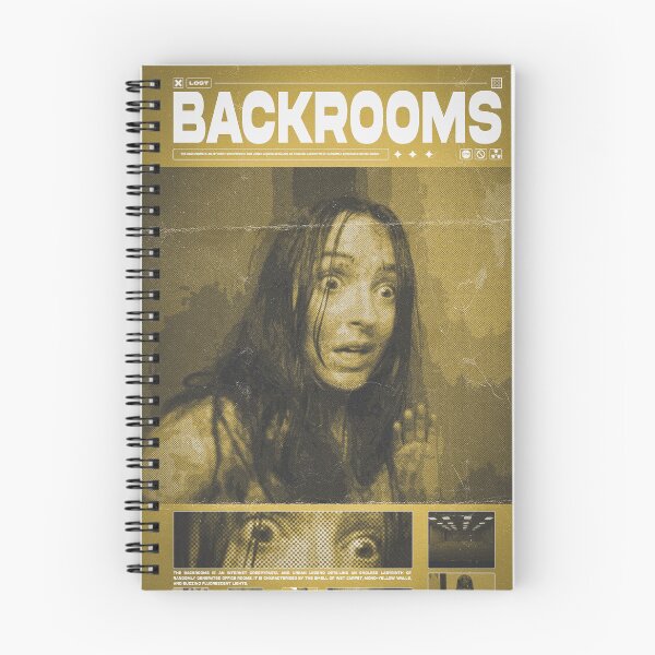 Item preview, The Backrooms Creepypasta Mono-Yellow Halftone Graphic Art designed and sold by Shopunte.