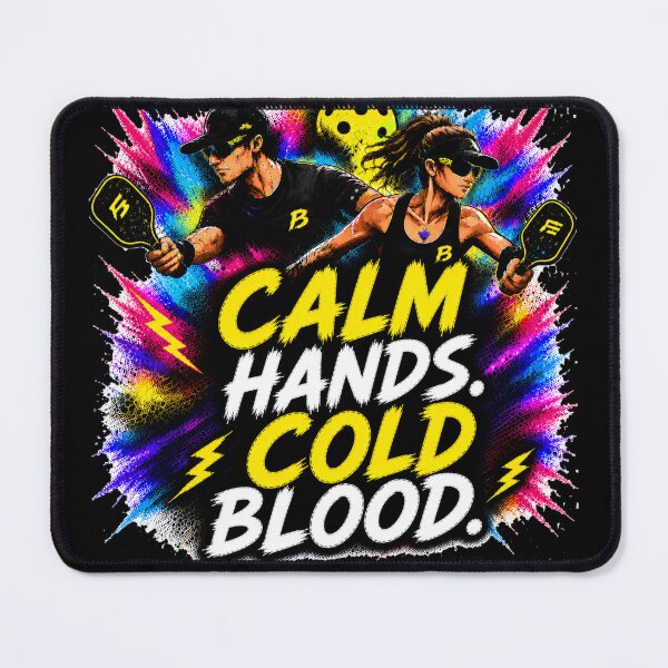 Item preview, Calm Hands Cold Blood Pickleball Shirt – Funny Trash Talk Gift for Competitive Players designed and sold by Surrealtrends.