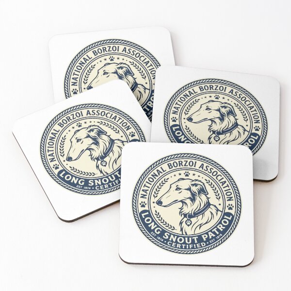 Item preview, Borzoi Noodle Horse Appreciation Society Retro Seal designed and sold by Arc2020.