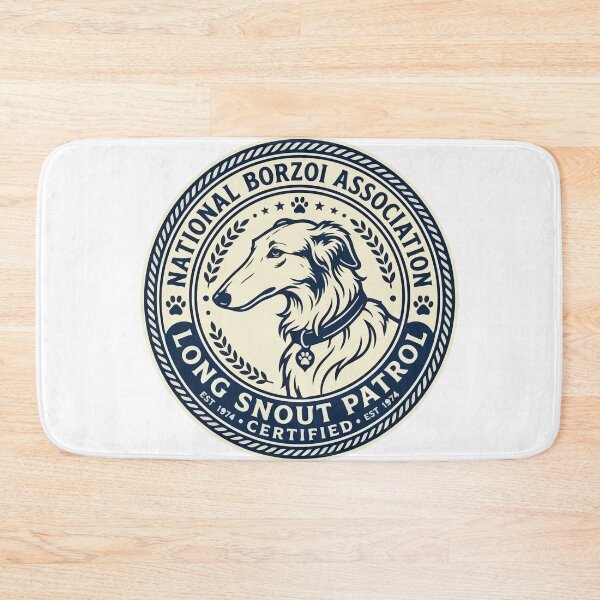 Item preview, Borzoi Noodle Horse Appreciation Society Retro Seal designed and sold by ArcApparel2020.