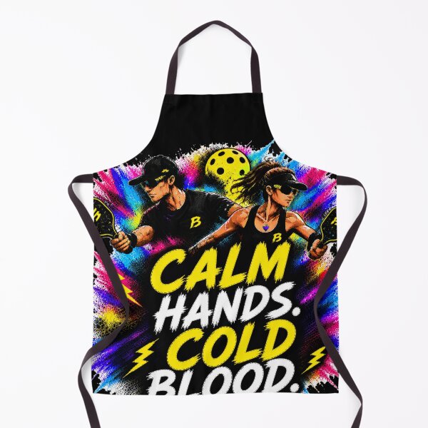 Item preview, Calm Hands Cold Blood Pickleball Shirt – Funny Trash Talk Gift for Competitive Players designed and sold by Surrealtrends.