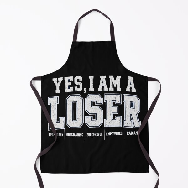 Item preview, Yes I Am A Loser - Retro Collegiate Acronym Design designed and sold by thepixelcloset.