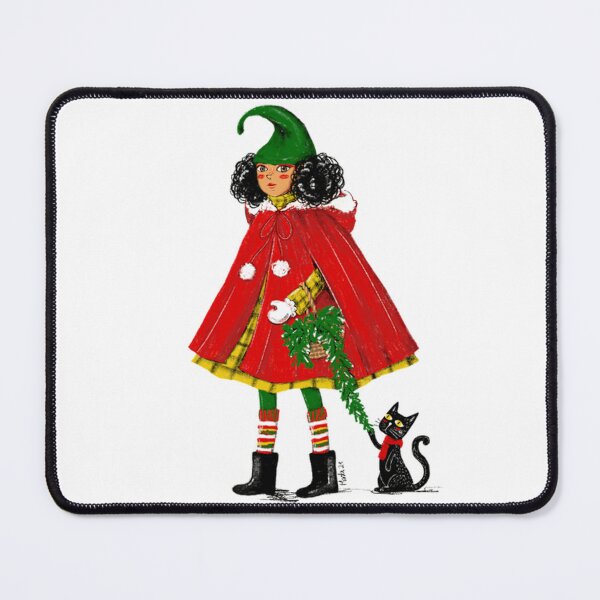 Item preview, Sweet Elf and Little Bird Folklore Art designed and sold by STUDIO376.