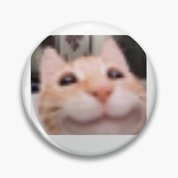 Item preview, smiling kitty meme designed and sold by cloudzer0000.