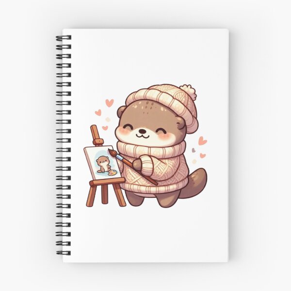 Item preview, Cozy Otter Painting | Cute Kawaii Artist  designed and sold by vigzhifushions.