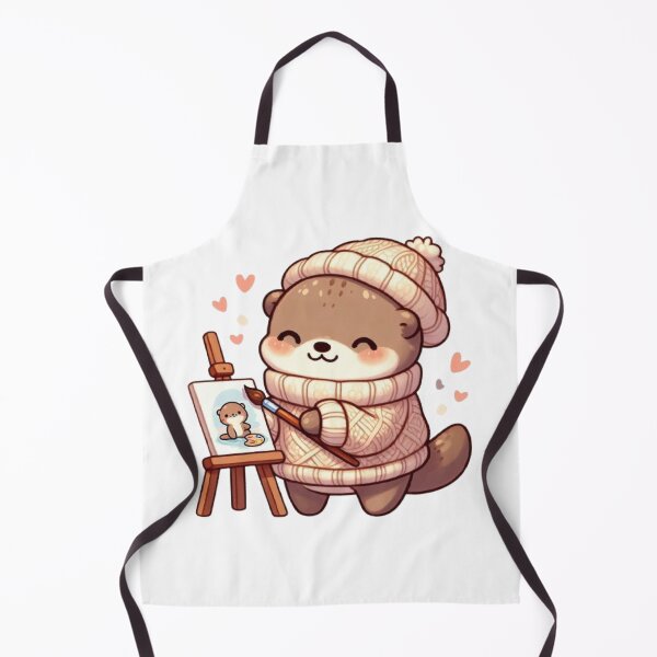 Item preview, Cozy Otter Painting | Cute Kawaii Artist designed and sold by vigzhifushions.