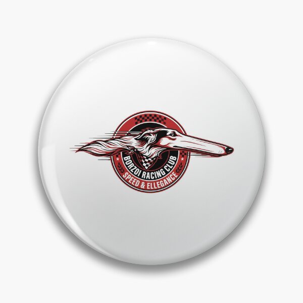Item preview, Aerodynamic Borzoi Vintage Racing Club Patch designed and sold by ArcApparel2020.