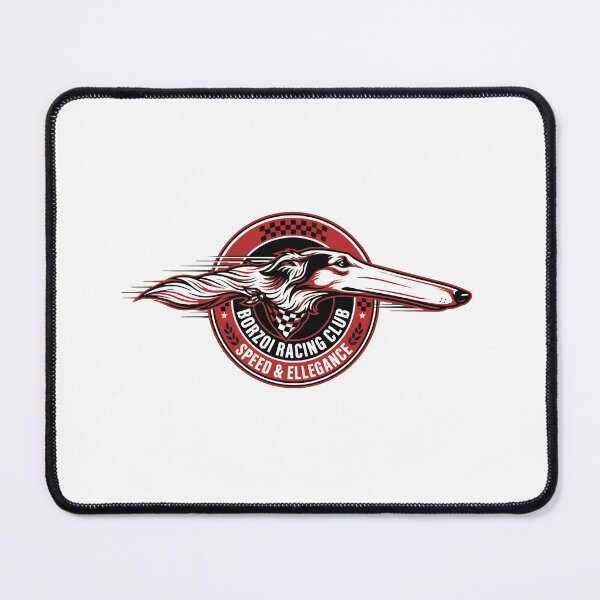 Item preview, Aerodynamic Borzoi Vintage Racing Club Patch designed and sold by ArcApparel2020.
