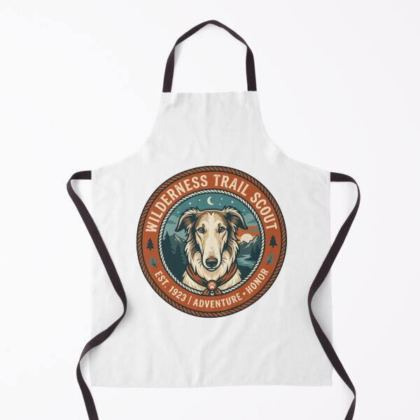 Item preview, Majestic Borzoi Wilderness Scout Emblem designed and sold by ArcApparel2020.