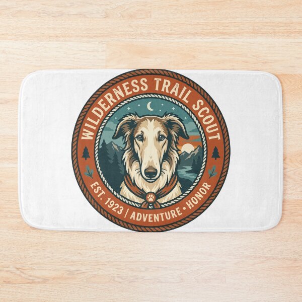 Item preview, Majestic Borzoi Wilderness Scout Emblem designed and sold by Arc2020.