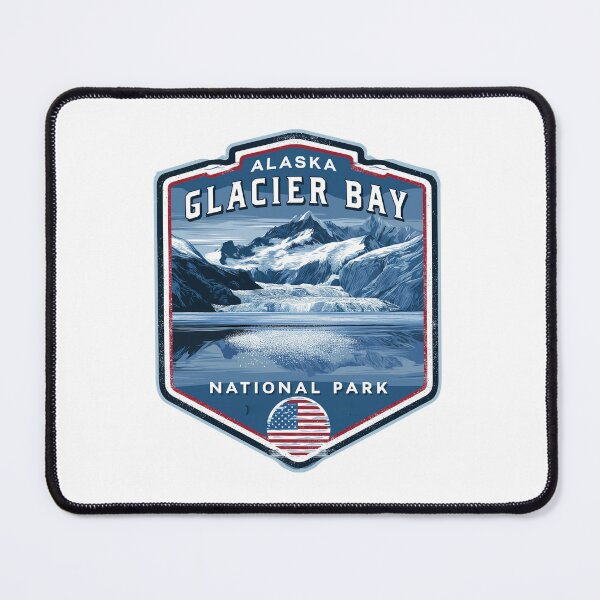 Item preview, Alaska Glacier Bay National Park USA Logo Design #7 designed and sold by GoldenAurora91.
