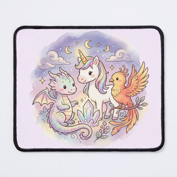 Item preview, Cute Dragons & Unicorns – Magical Fantasy Kids Design designed and sold by StoneByTheMoon.