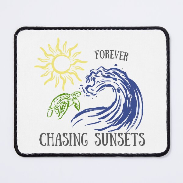Item preview, Forever Chasing Sunsets Coastal Turtle designed and sold by LAJdesigns.