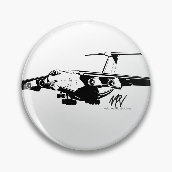 Item preview, IL-76 Cargo Plane designed and sold by MPV Aviation Illustrations.