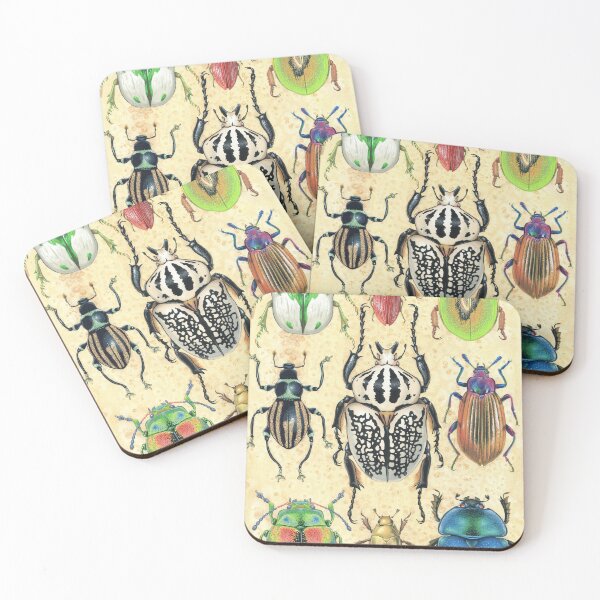 Item preview, Vintage style beetle illustration designed and sold by Artionna.