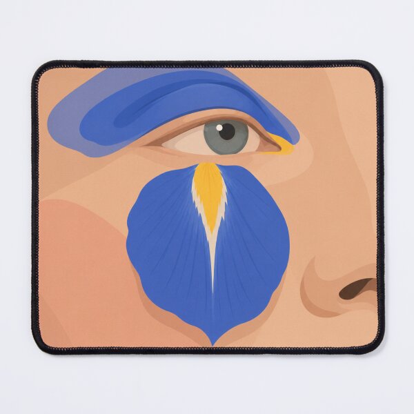 Item preview, Blue Iris Beauty Portrait designed and sold by minbadesign.