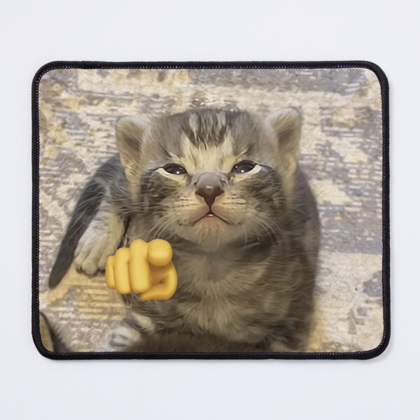 Item preview, pointing kitten  designed and sold by cloudzer0000.