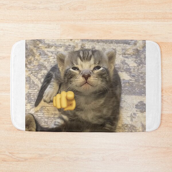 Item preview, pointing kitten  designed and sold by cloudzer0000.