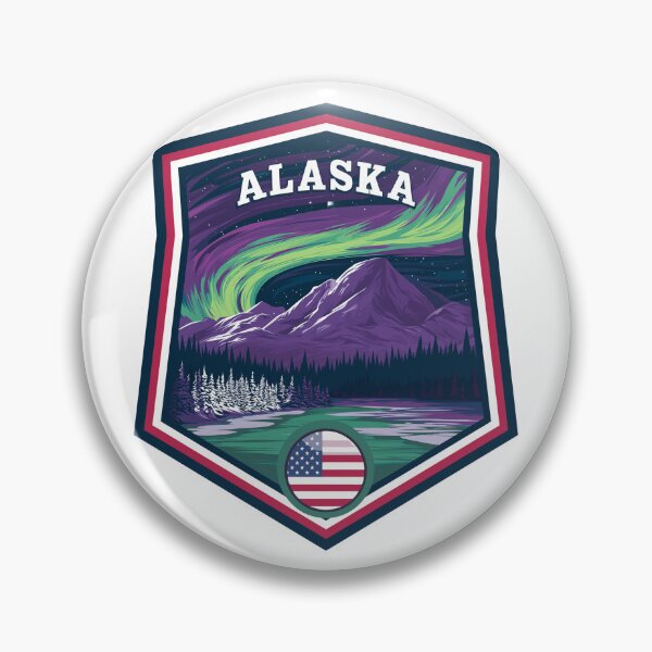 Item preview, Alaska USA Logo Design #8 designed and sold by GoldenAurora91.