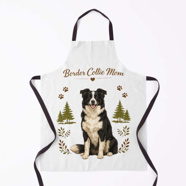 Item preview, Border Collie Mom Cute Herding Dog Lover Vintage Woodland Design designed and sold by FurAndFlaireg.