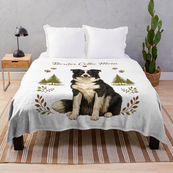 Item preview, Border Collie Mom Cute Herding Dog Lover Vintage Woodland Design designed and sold by FurAndFlaireg.
