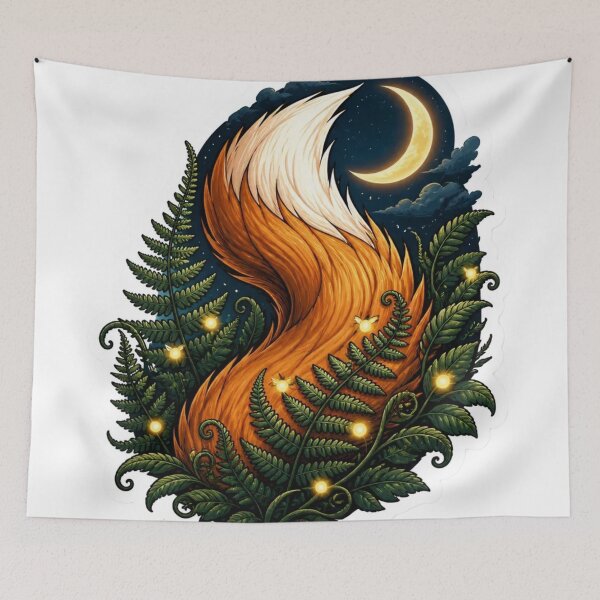 Item preview, Wilderkind Fox Tail Forest Magic Cryptidcore designed and sold by StickyGuys.