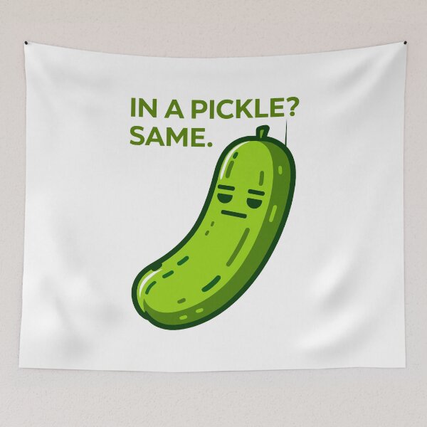 Item preview, funny inappropriate pickles In a Pickle? Same designed and sold by Uglyandcute.
