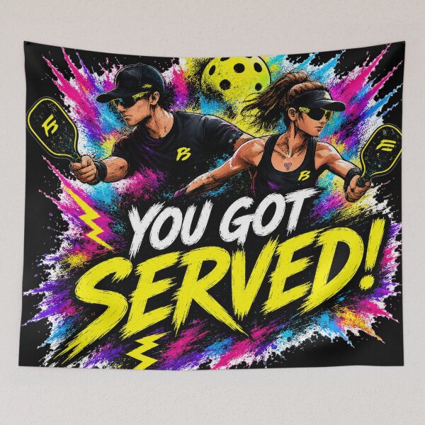 Item preview, You got Served Pickleball Shirt – Funny Trash Talk Gift for Competitive Players designed and sold by Surrealtrends.